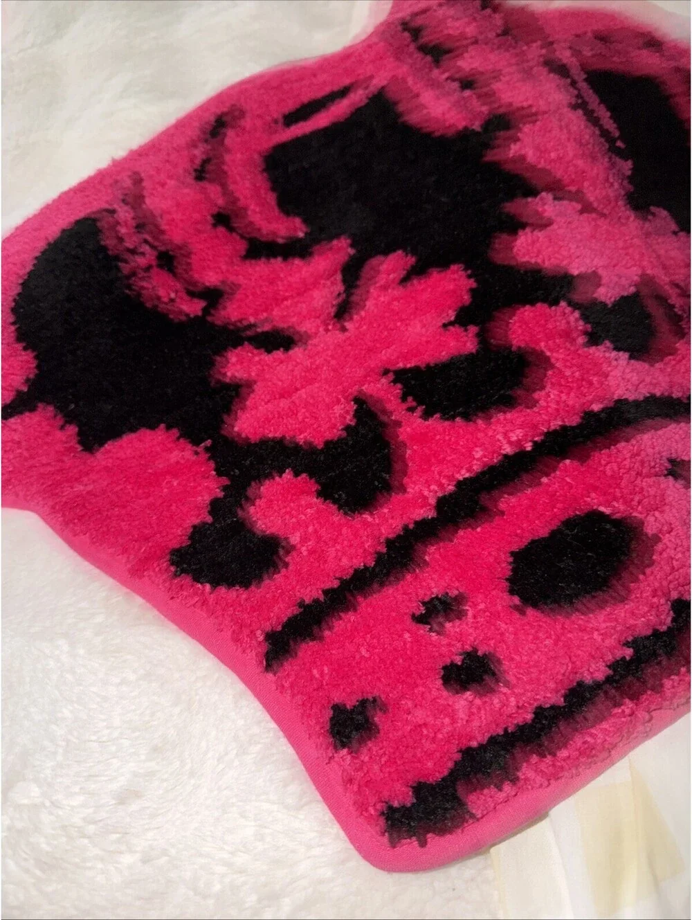 Juicy Couture pink Crown Bath Rug